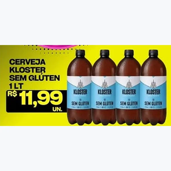 Cerveja sem Glúten Kloster 1 L