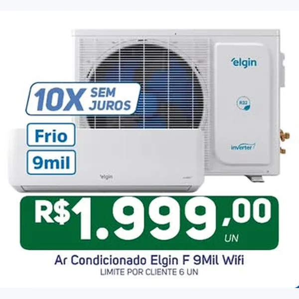 Ar Condicionado F 9mil Wifi Elgin