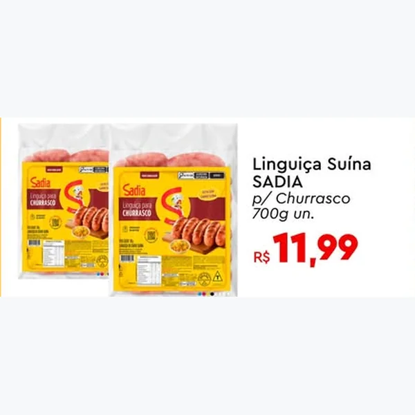 Linguiça para Churrasco Sadia 700 g