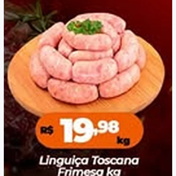 Recorte do encarte de Linguiça Toscana Frimesa
