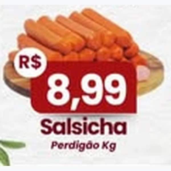 Recorte do encarte de Salsicha Perdigão