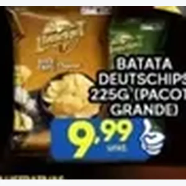 Recorte do encarte de Batata Chips 225 g