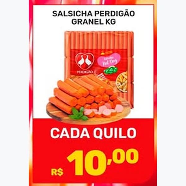 Recorte do encarte de Salsicha Perdigão