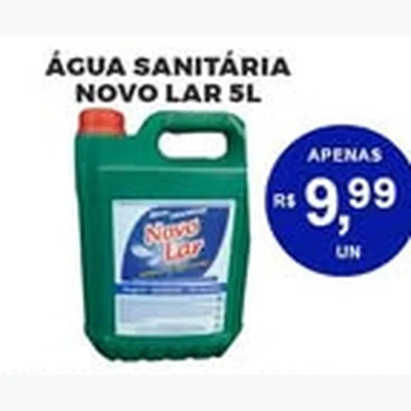 Água Sanitária Novo Lar 5 L