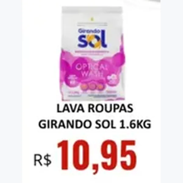 Recorte do encarte de Lava Roupas Girando Sol 1,6 kg