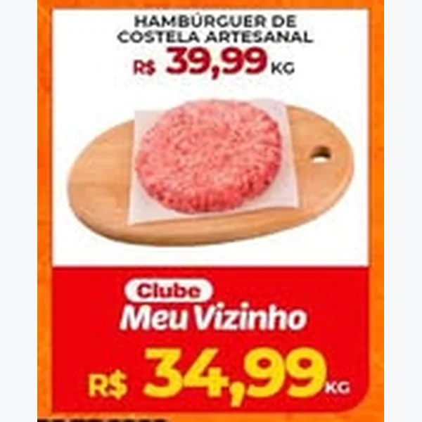 Hambúrguer de Costela Artesanal
