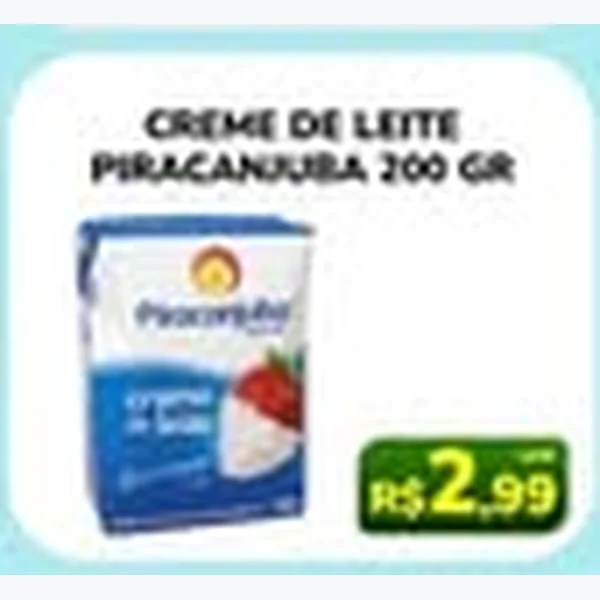 Creme de Leite Piracanjuba 200 g