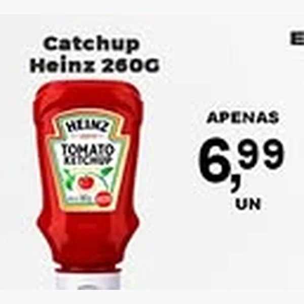 Recorte do encarte de Catchup Heinz