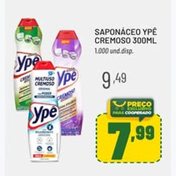 Saponáceo Cremoso Ypê 300 ml