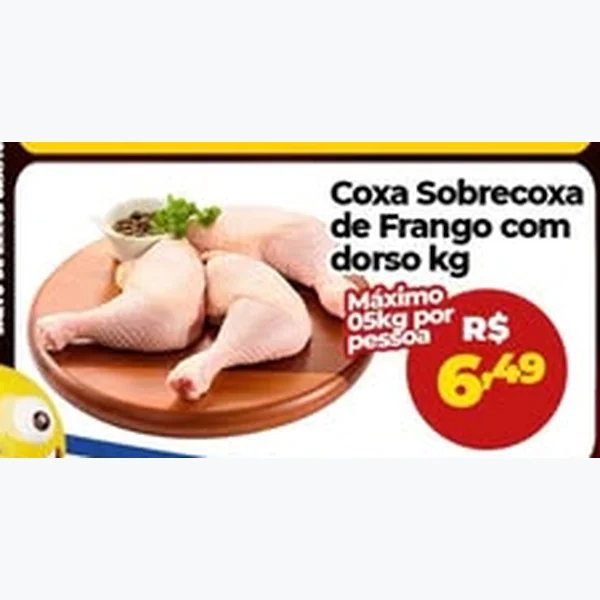 Coxa e Sobrecoxa de Frango com Dorso