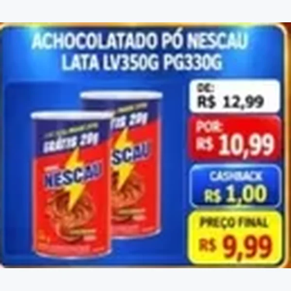 Achocolatado em Pó Nescau 350 g