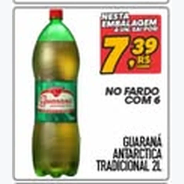 Recorte do encarte de Guaraná Tradicional Antarctica 2 L