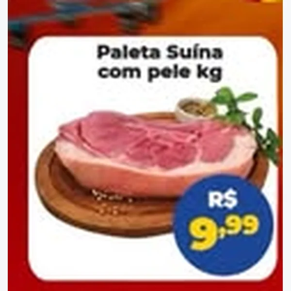 Paleta Suína com Pele