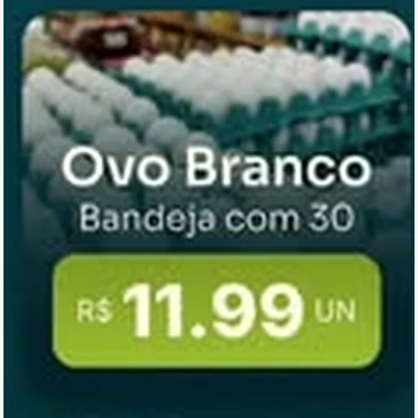 Ovos Brancos 30 un