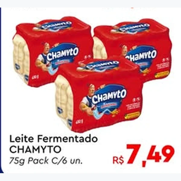 Leite Fermentado Chamyto 6 un × 75 g