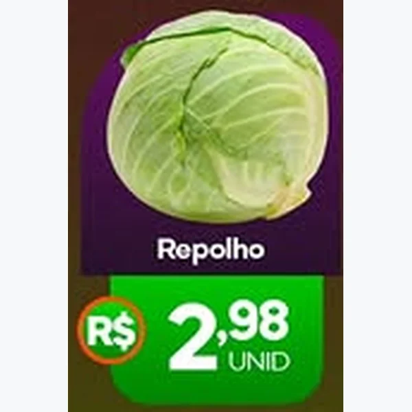 Recorte do encarte de Repolho
