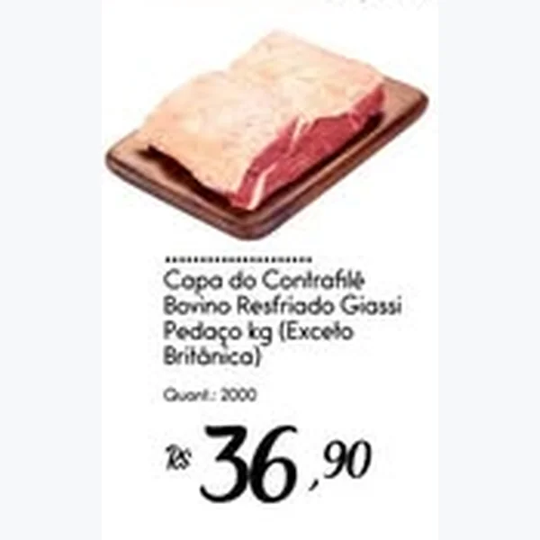 Capa do Contrafilé Bovino Resfriado Giassi