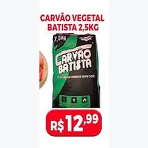 Carvão Vegetal Batista 2,5 kg
