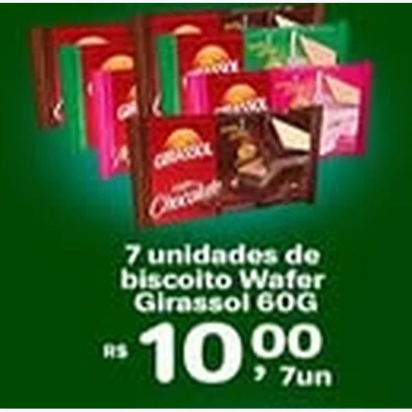 Recorte do encarte de Biscoito Wafer 60 g