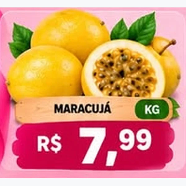 Recorte do encarte de Maracujá