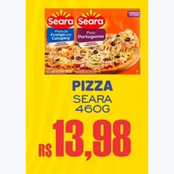 Recorte do encarte de Pizza Seara