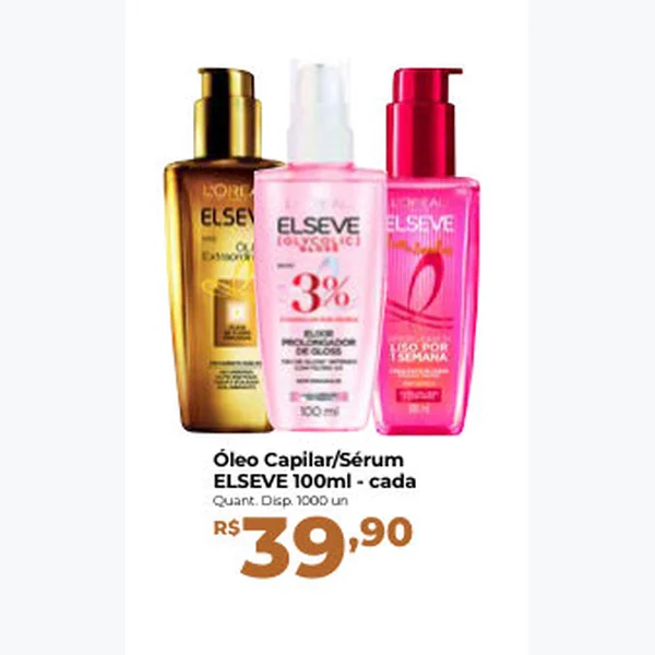 Óleo Capilar/sérum Elseve 100 ml