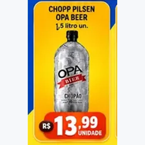 Chopp Pilsen Opa Bier 1,5 L