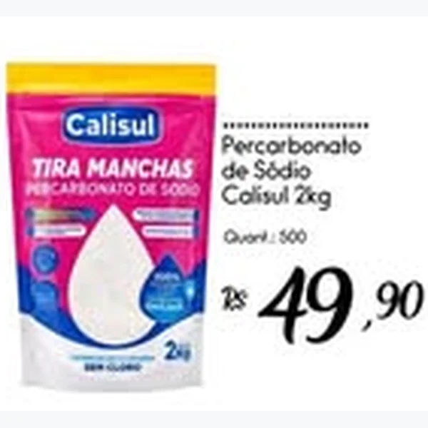 Percarbonato de Sódio Calisul 2 kg