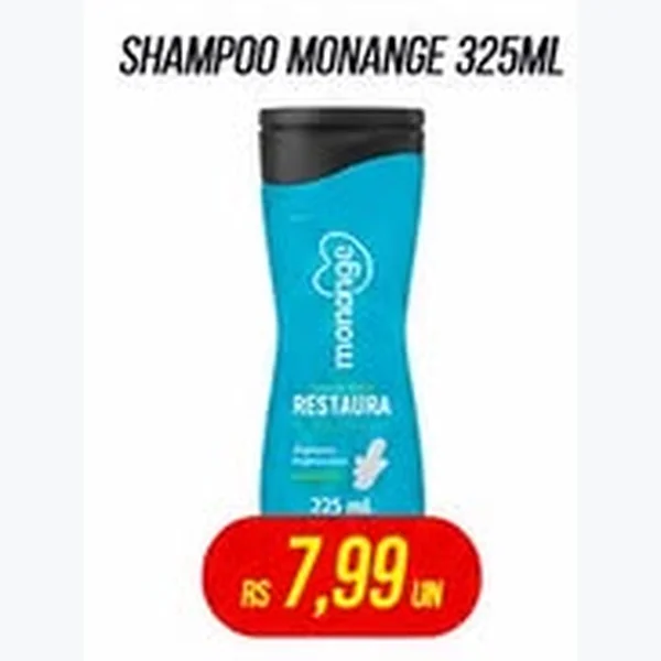 Recorte do encarte de Shampoo Monange 325 ml