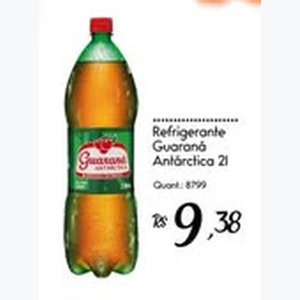Refrigerante Guaraná Antarctica 2 L