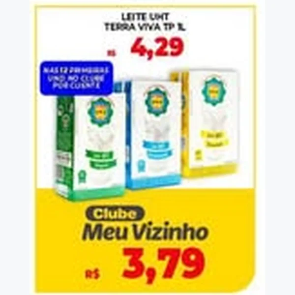 Leite Uht Terra Viva 1 L