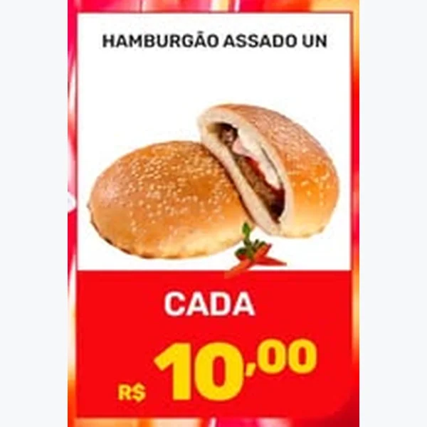 Recorte do encarte de Hamburgão Assado