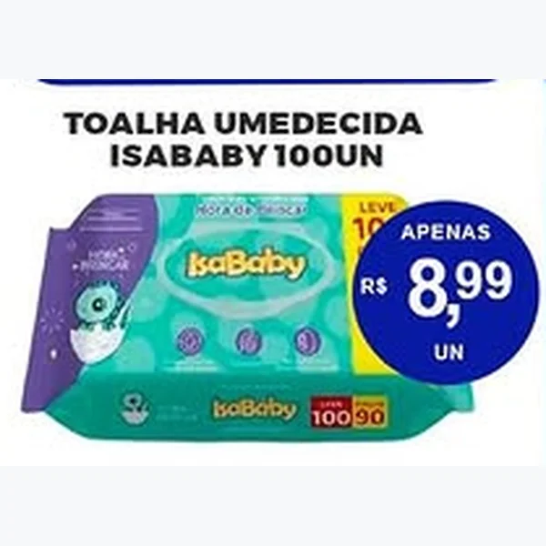 Toalha Umedecida IsaBaby 100 un