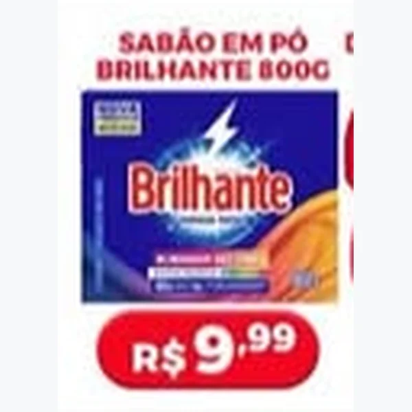 Sabão em Pó Brilhante 800 g