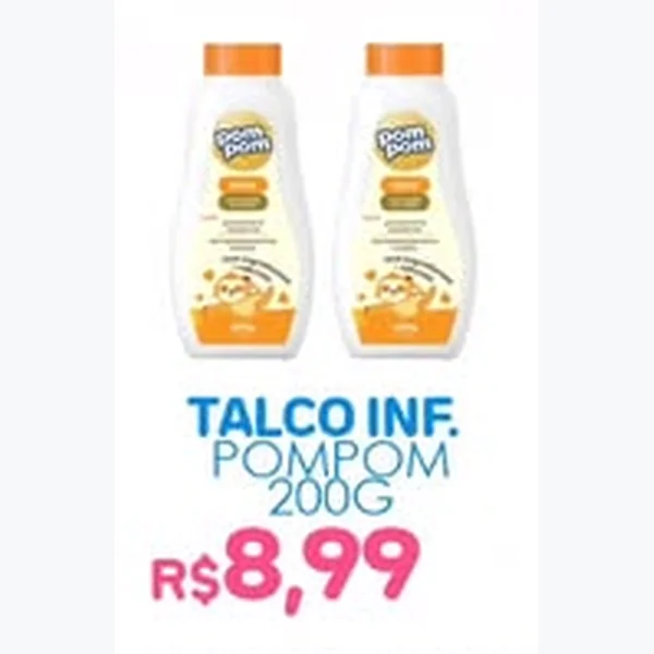 Talco Infantil Pom Pom 200 g