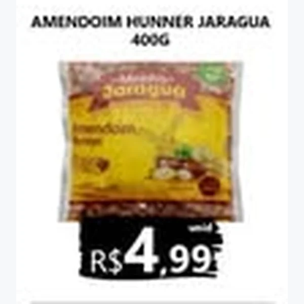 Recorte do encarte de Amendoim Hunner Jaraguá 400 g
