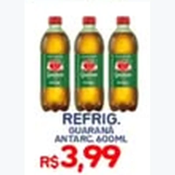 Recorte do encarte de Refrigerante Guaraná Antarctica 600 ml