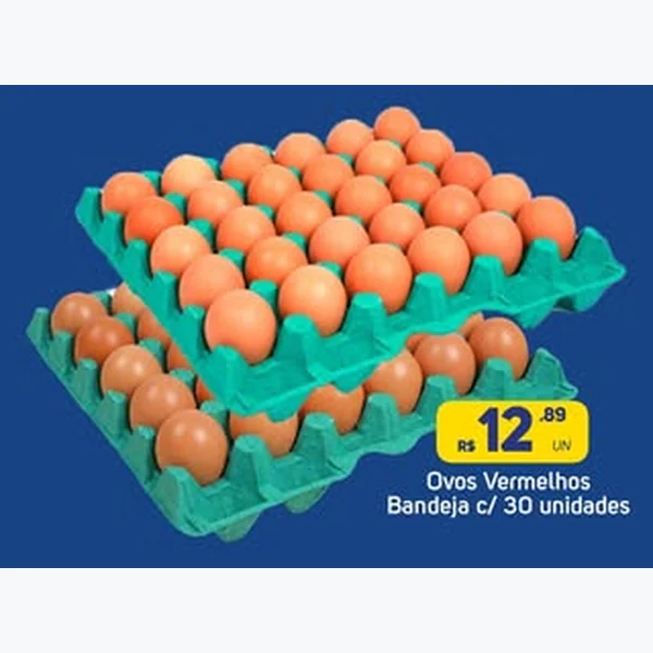 Ovos Vermelhos 30 un
