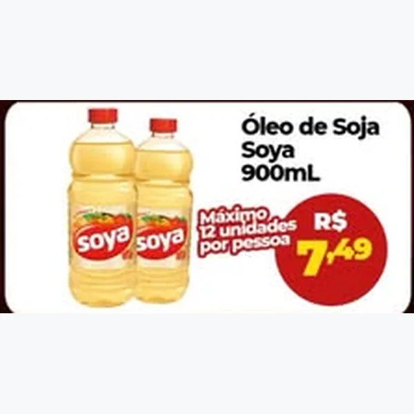 Óleo de Soja Soya 900 ml