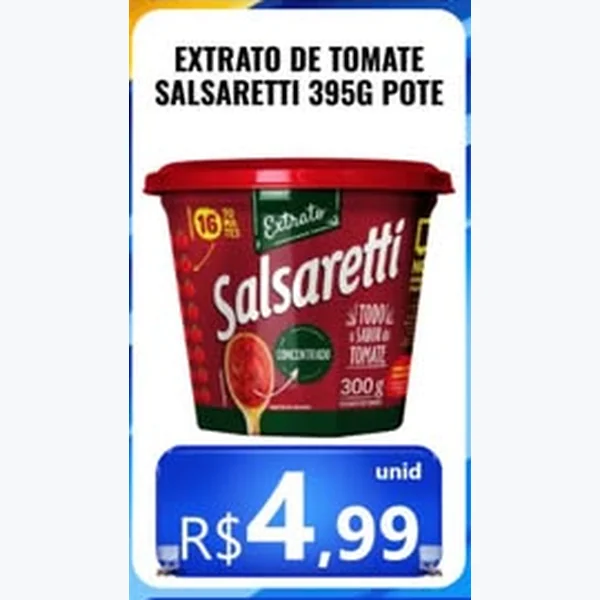 Extrato de Tomate Salsaretti 395 g