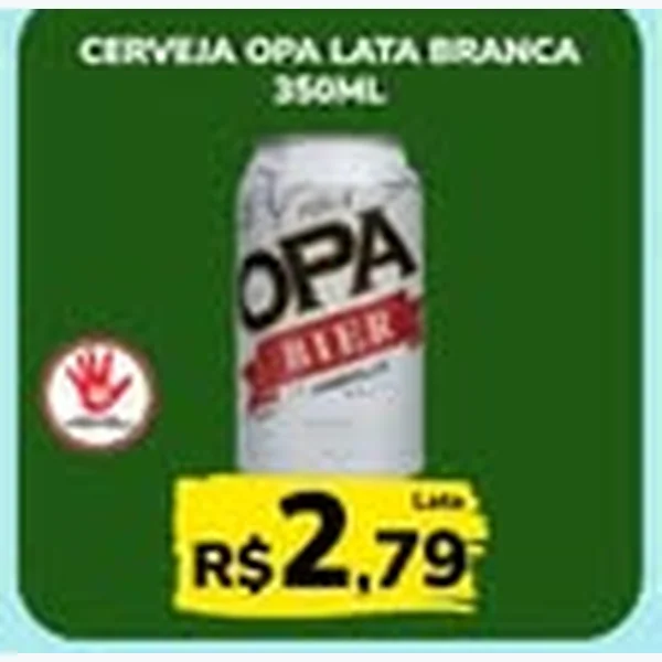 Cerveja Lata Branca Opa 350 ml