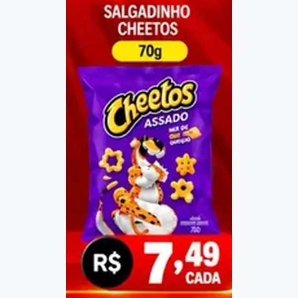 Salgadinho Assado Cheetos 70 g