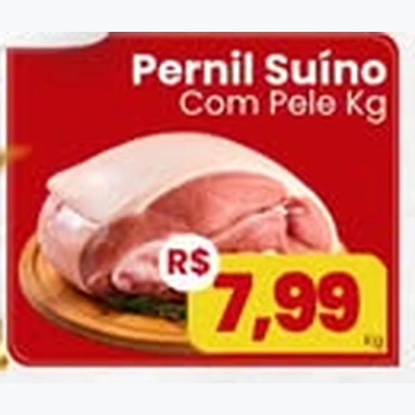 Pernil Suíno com Pele