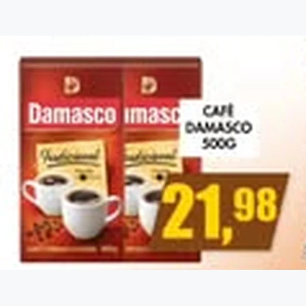 Recorte do encarte de Café Damasco 500 g