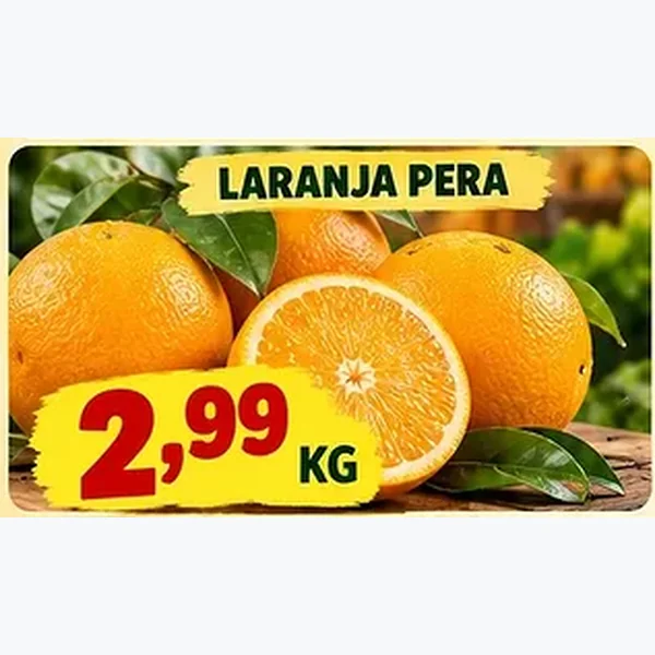 Recorte do encarte de Laranja Pera