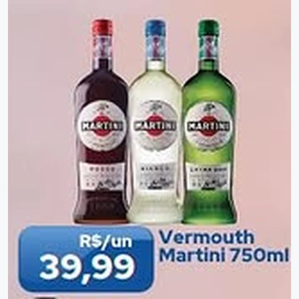 Recorte do encarte de Vermouth Martini 750 ml