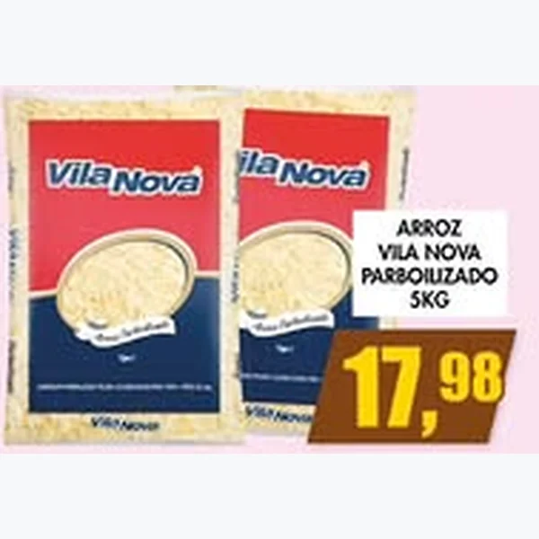 Arroz Parboilizado Vila Nova 5 kg