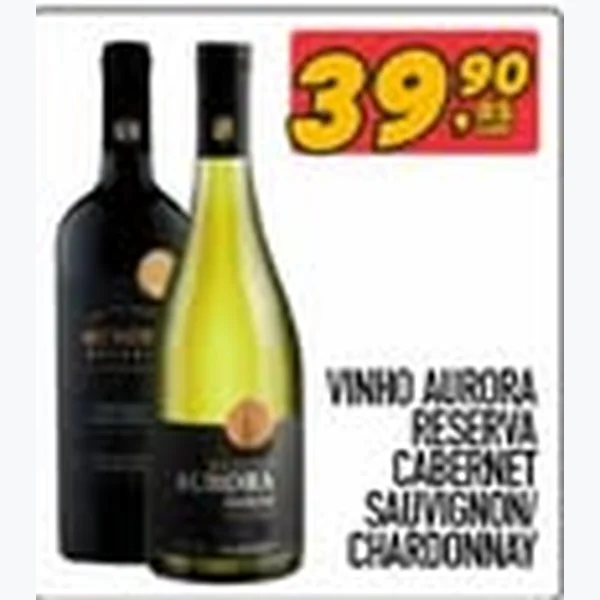 Vinho Reserva Chardonnay Aurora 750 ml
