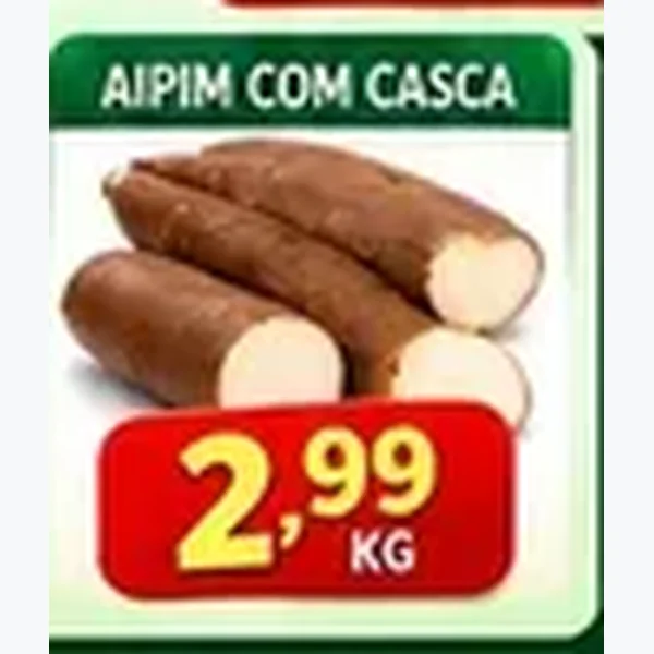 Aipim com Casca