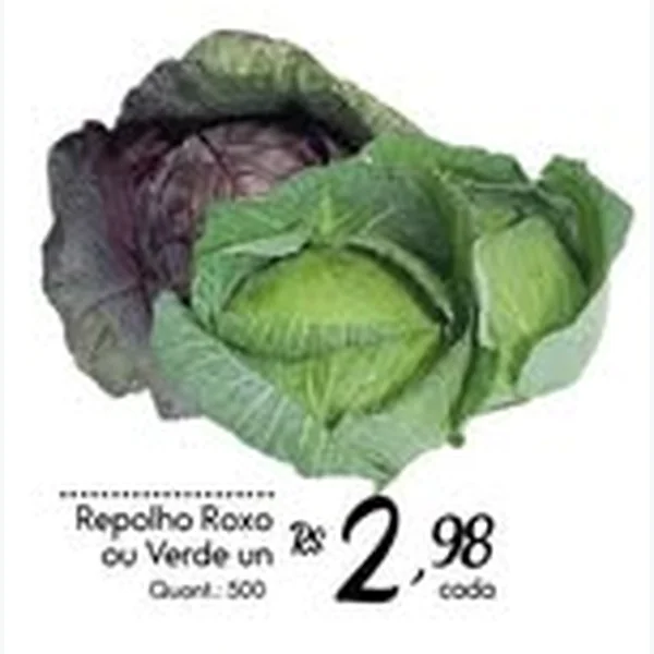 Recorte do encarte de Repolho Roxo
